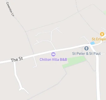 map for Chilton Villa B & B