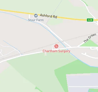 map for Chartham Surgery