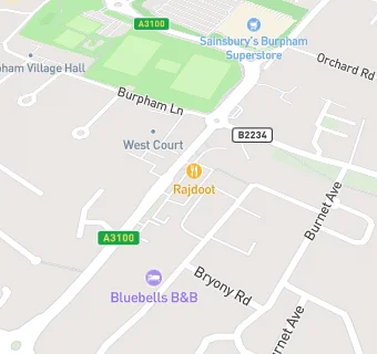 map for New Inn Surgery