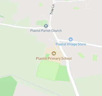 map for Plaxtol Primary School