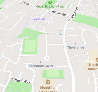 map for Claremont Court Care Home