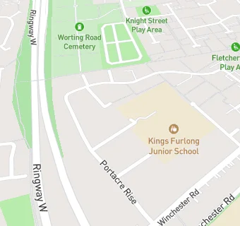 map for HC3S At Kings Furlong Junior School