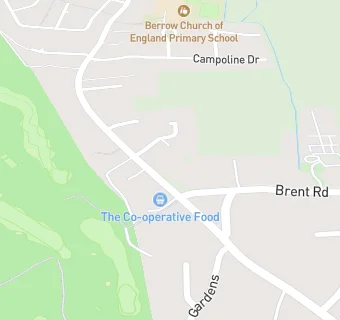 map for Berrow & Brean Recreation Club