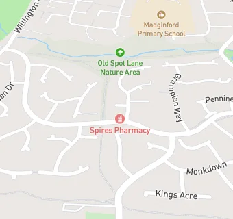 map for Spires Pharmacy