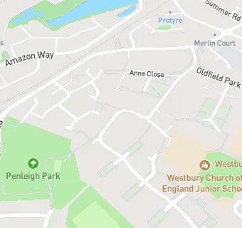 map for Westbury Church of England Junior School