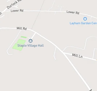 map for Staple Pre School