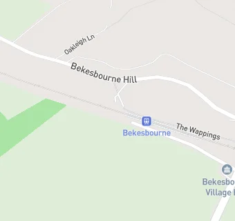 map for Bekesbourne Village Hall