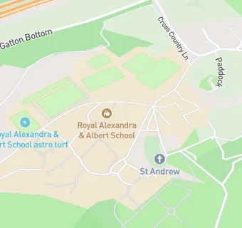 map for Royal Alexandra and Albert (Aided) Junior School