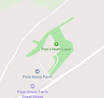 map for Peak House Farm Guest House