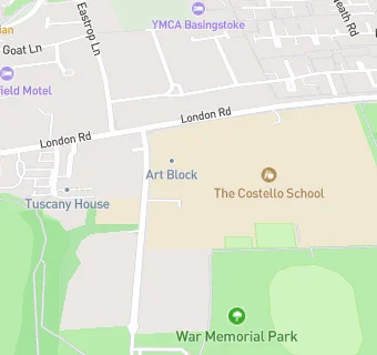 map for Costello Technology College