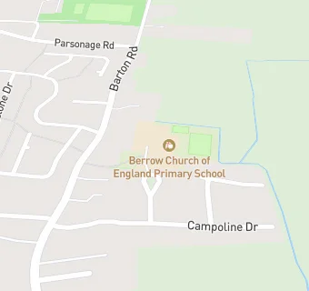 map for Berrow Church of England Primary School