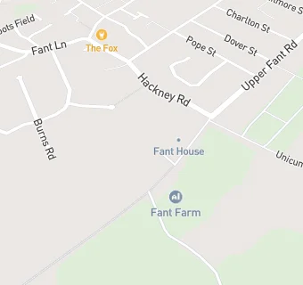 map for Bridge House Fant Oast (NHS Kent And Medway)