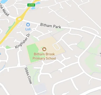 map for Bitham Brook Primary School