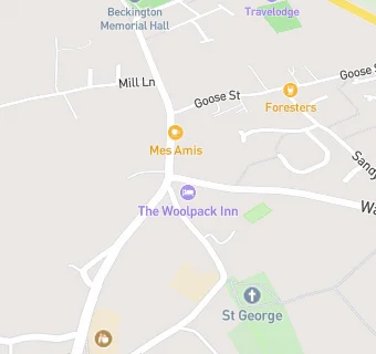 map for The Woolpack Inn