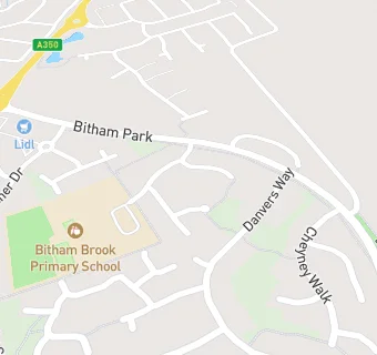 map for Bitham Brook Primary School @