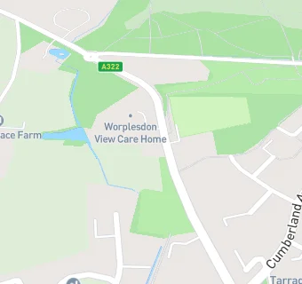 map for Worplesdon View Care Home