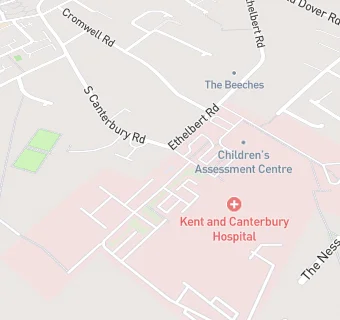 map for Canterbury Medical Practice