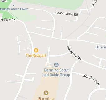 map for Barming Pre-School