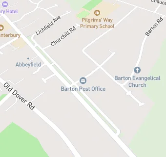 map for Barton Post Office Stores