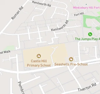 map for Castle Hill Primary School