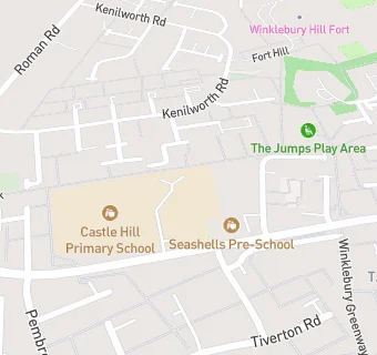 map for Castle Hill Infant School