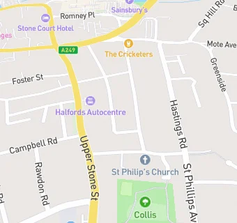 map for Isp Maidstone