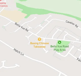 map for Old Basing Village Shop