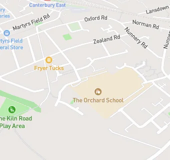 map for The Orchard School