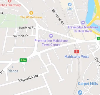 map for The Vine Medical Centre