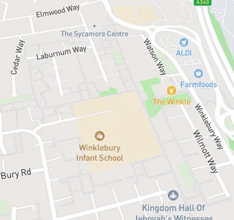 map for Pabulum At Winklebury Junior School