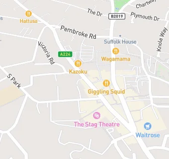 map for Zizzi's