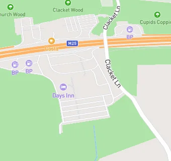 map for Costa Drive thru South