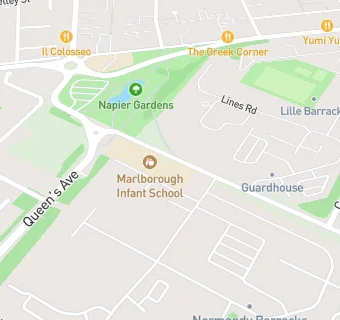 map for Marlborough Infant School