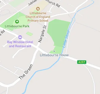 map for Littlebourne House Care Home