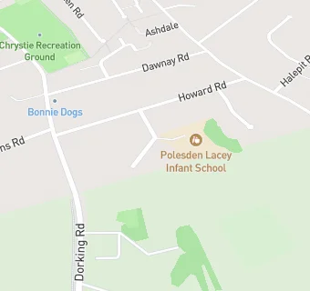 map for Polesden Lacey Infant School