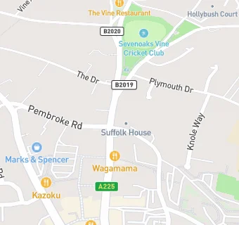 map for Wagamama