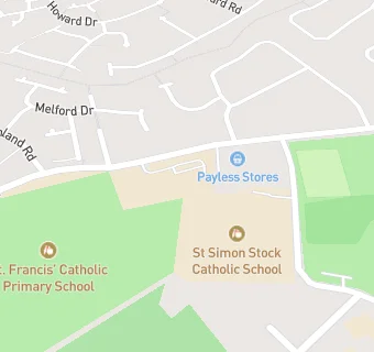 map for St Francis' Catholic Primary School, Maidstone