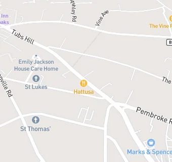 map for Hattusa Restaurant Sevenoaks