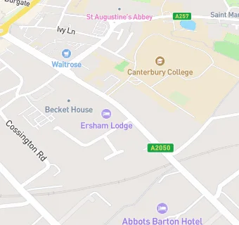 map for New Dover Road Surgery