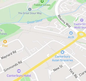 map for Canterbury Leisure