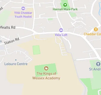 map for The Kings of Wessex Academy