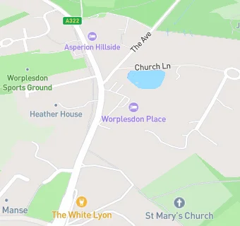 map for Worplesdon Place