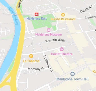 map for Fireaway Maidstone