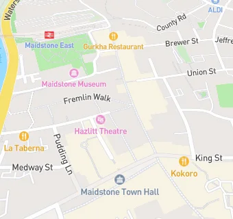 map for Hazlitt Theatre