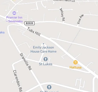 map for Emily Jackson House