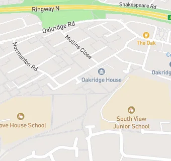 map for Oakridge House