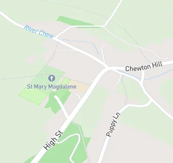 map for Chewton Mendip Primary School