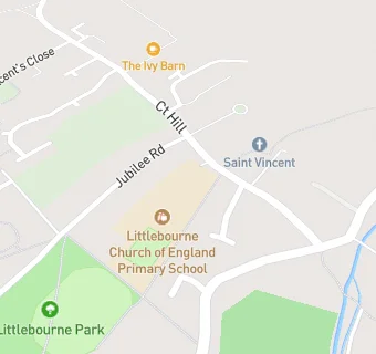 map for Littlebourne Ladybird Playgroup