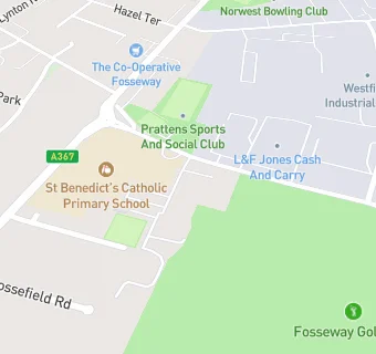 map for Edwards and Ward St Benedicts School