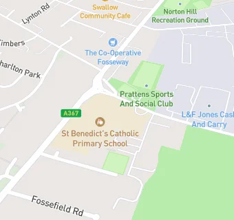 map for St Benedict's Catholic Primary School